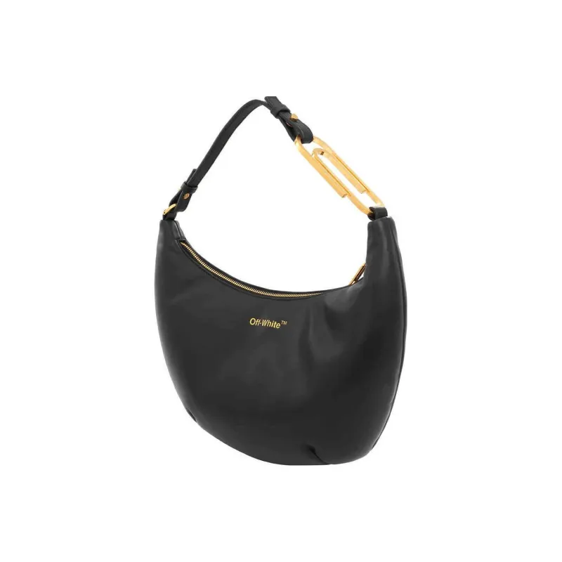 OFF WHITE Paperclip Hobo 28 Shoulder Bag-3