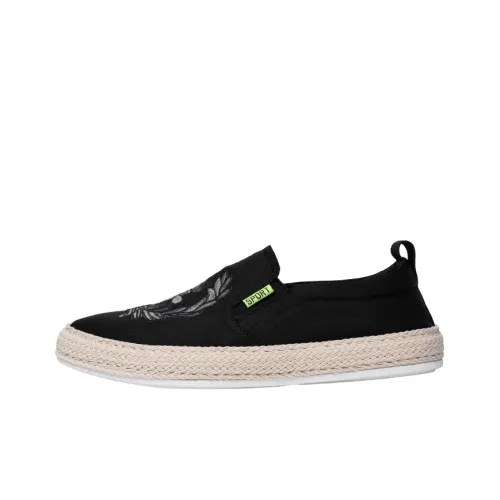 YEDANI Low Top Canvas Shoes Men's Black