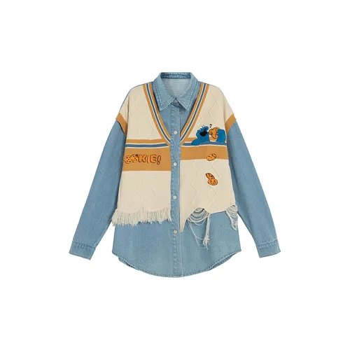 Snbl Denim Jackets Women's Image Color