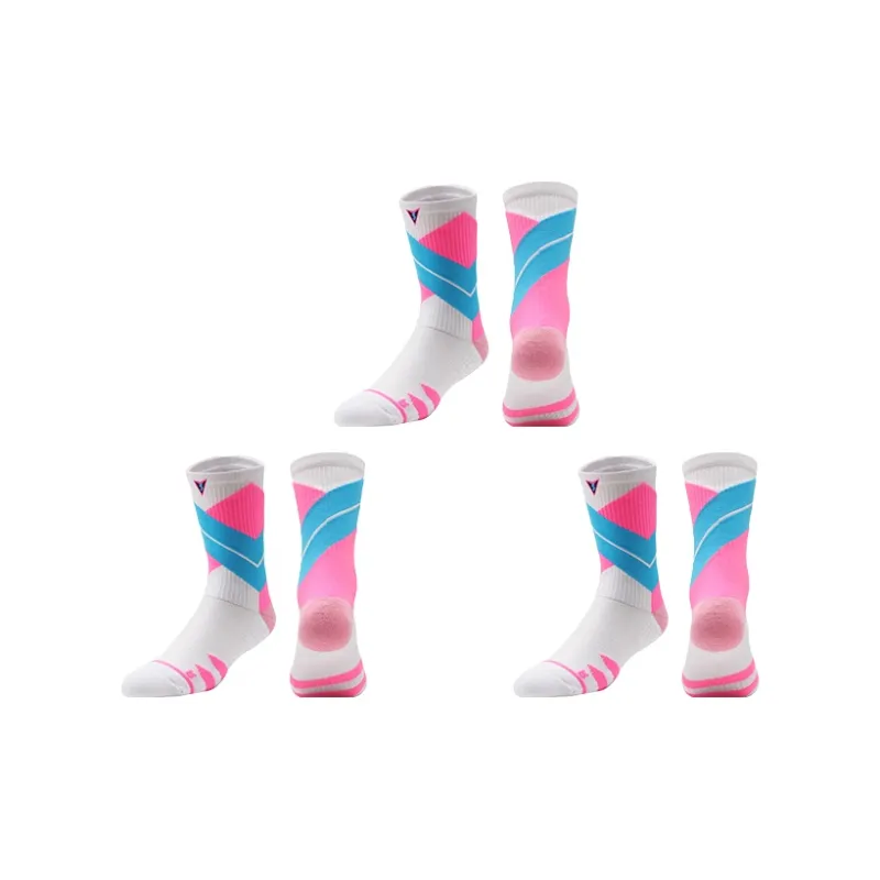 VEIDOORN Knee-High Socks Unisex Dopamine Dressing Color Scheme-4