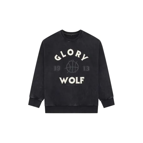 WOLF CODE Sweatshirts Unisex Black