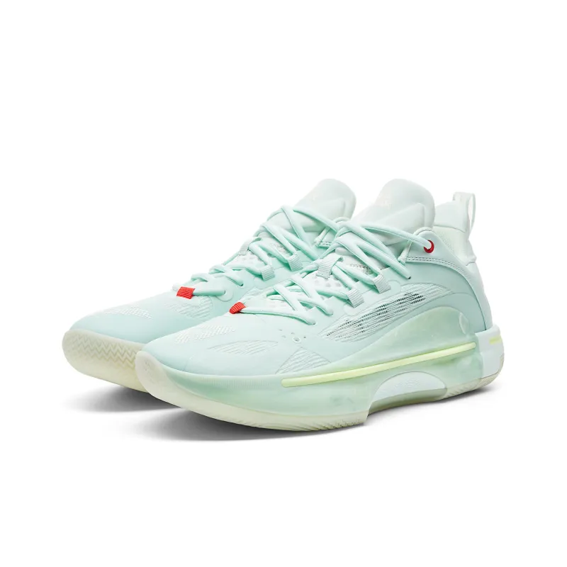 PEAK Taichi Flash 5 Slip Resistant Low Top Running Guard, Basketball Shoes Women's Puhu Color Scheme, Gouache Green-2