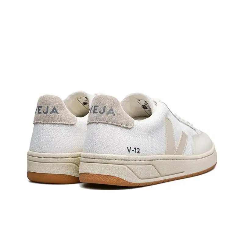 VEJA V 12 B Mesh 'White Natural'-4