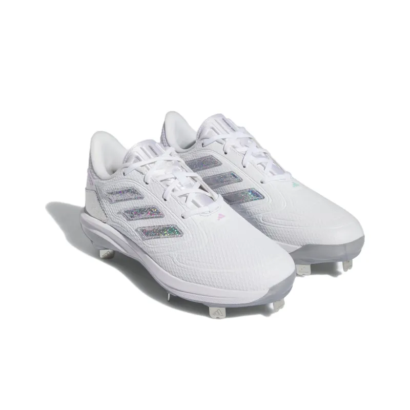 Adidas Adizero Purehustle 3 Sis Bates Cloud White Silver Metallic Team Solar Yellow Women's-2