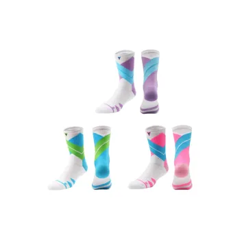 VEIDOORN Knee High Socks Unisex Dopamine Dressing Color Scheme