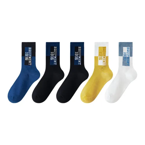 MIIOW Men Mid Calf Socks