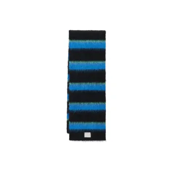 Alexander Wang Knit Scarves Unisex Black/Blue