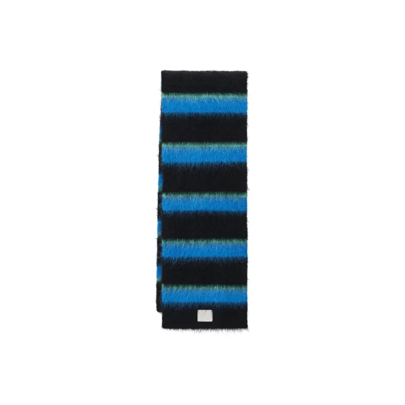 Alexander Wang Knit Scarves Unisex Black/Blue-0