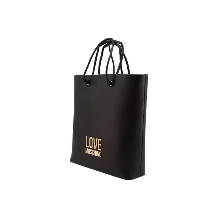 LOVE MOSCHINO Polyurethane Handbag Women's Black-3