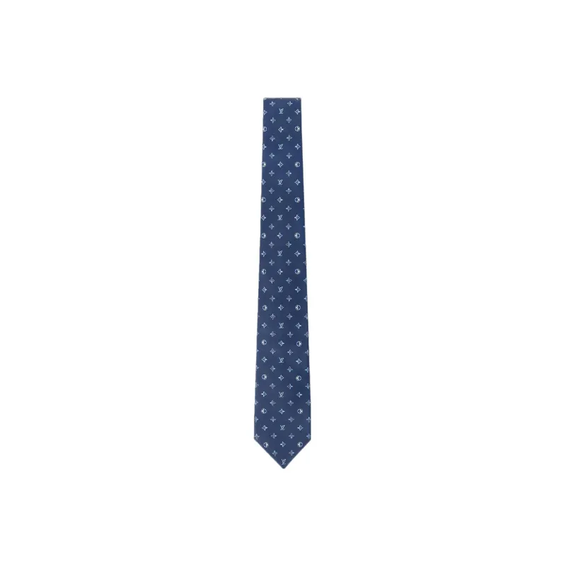 LOUIS VUITTON Monogram Eclipse Tie-0