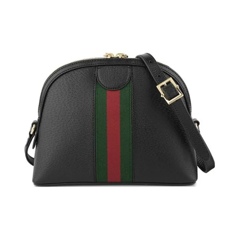 GUCCI Ophidia Leather Dome Bag Crossbody Bag Shoulder Bag Women's Blue-1