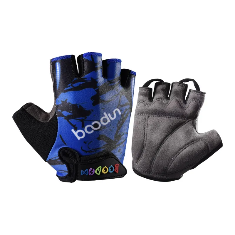 BOODUN Riding Equipment Cycling Glove Outdoor Kids' Lycra Microfiber Towel Fabric Hook and Loop-8