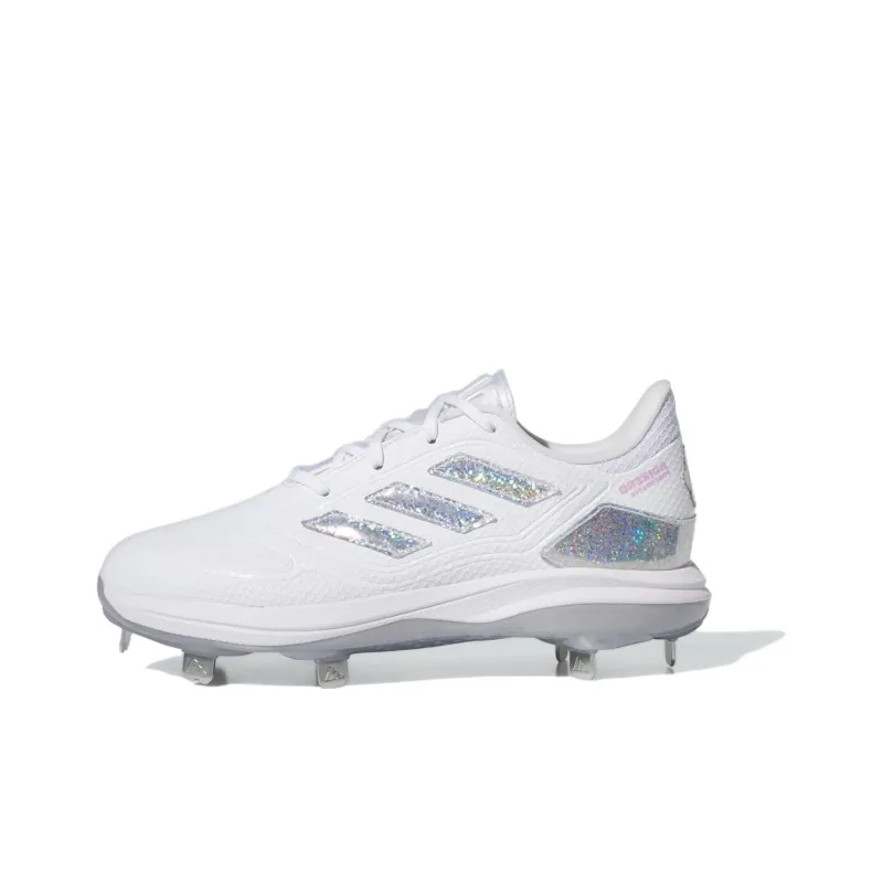 Adidas Adizero Purehustle 3 Sis Bates Cloud White Silver Metallic Team Solar Yellow Women's-0