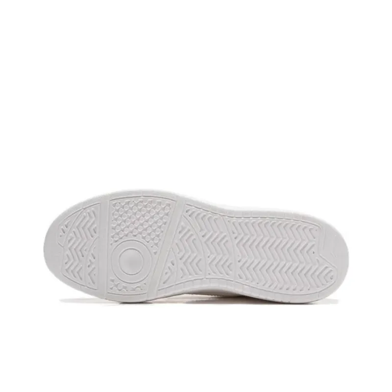 LiNing New Arrival Anti Slip Wear Resistant Low Top Skateboard Shoes Women's White Purple-4