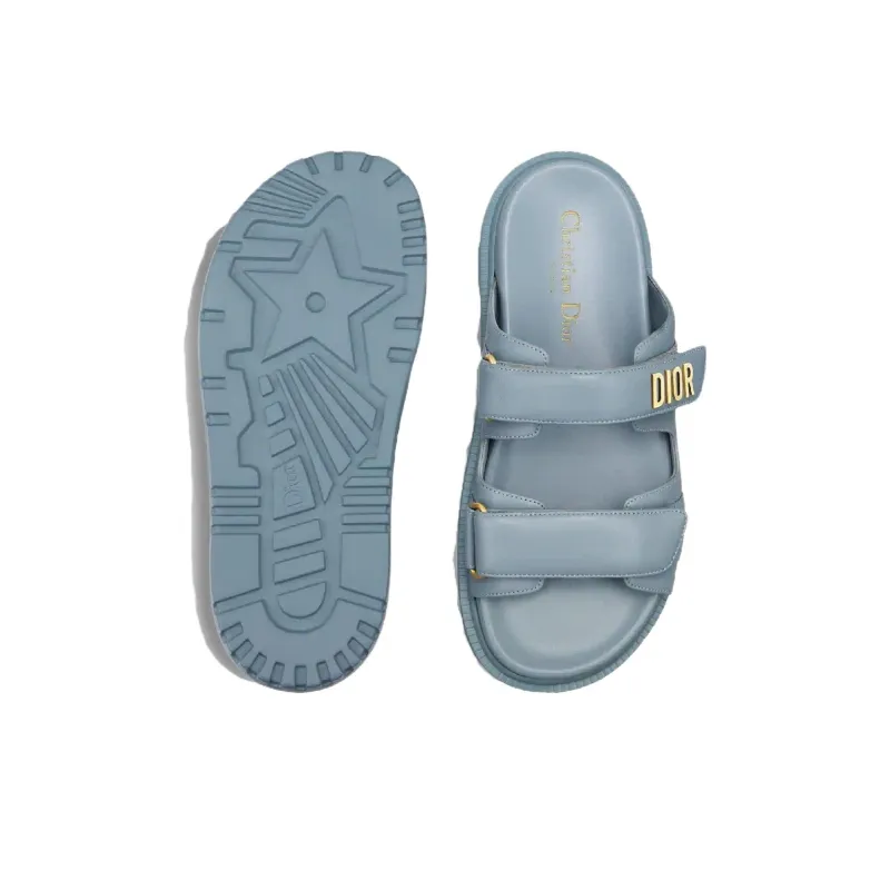 DIOR DIORAct Slide Slippers Women's Blue-4