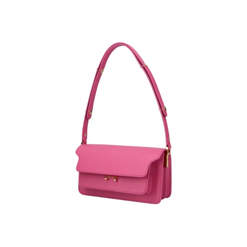 MARNI Trunk E/W Foldover Top Shoulder Bag-1