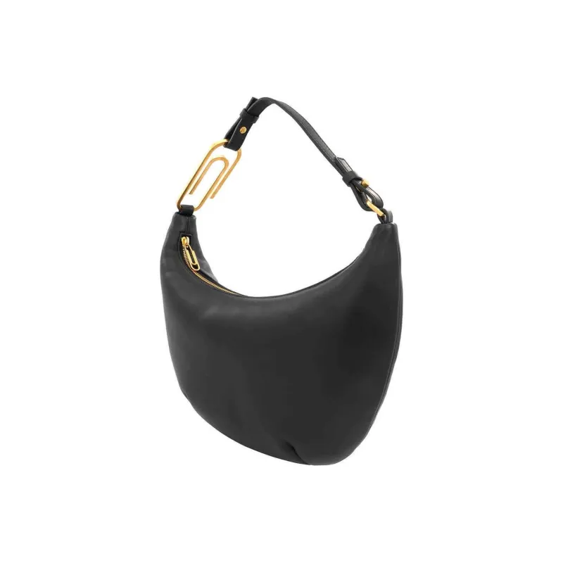 OFF WHITE Paperclip Hobo 28 Shoulder Bag-4