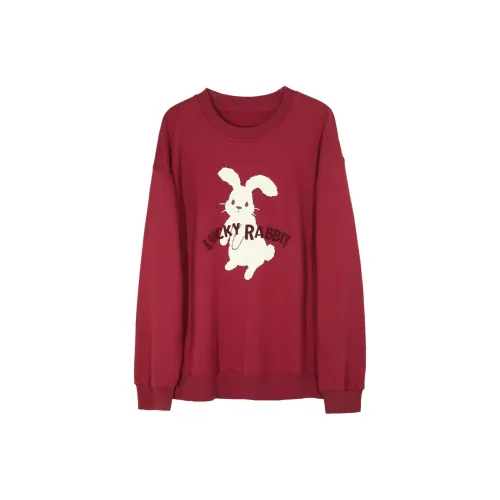 3COLOUR Sweatshirts Women's Red