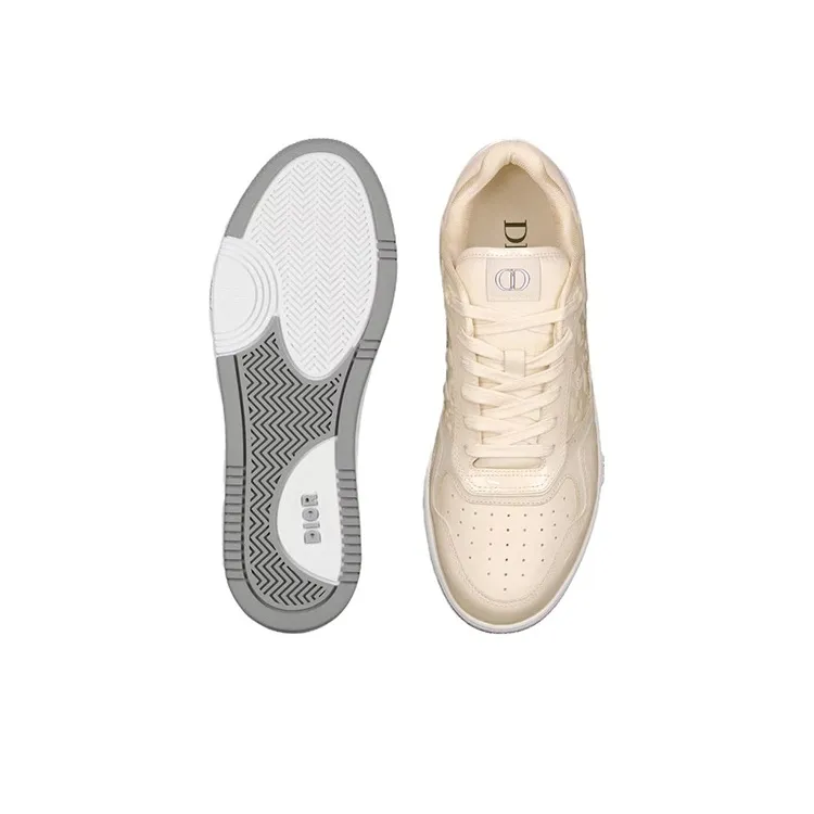DIOR B27 Low Cream Patent DIOR Oblique Gravity Embbossed-5