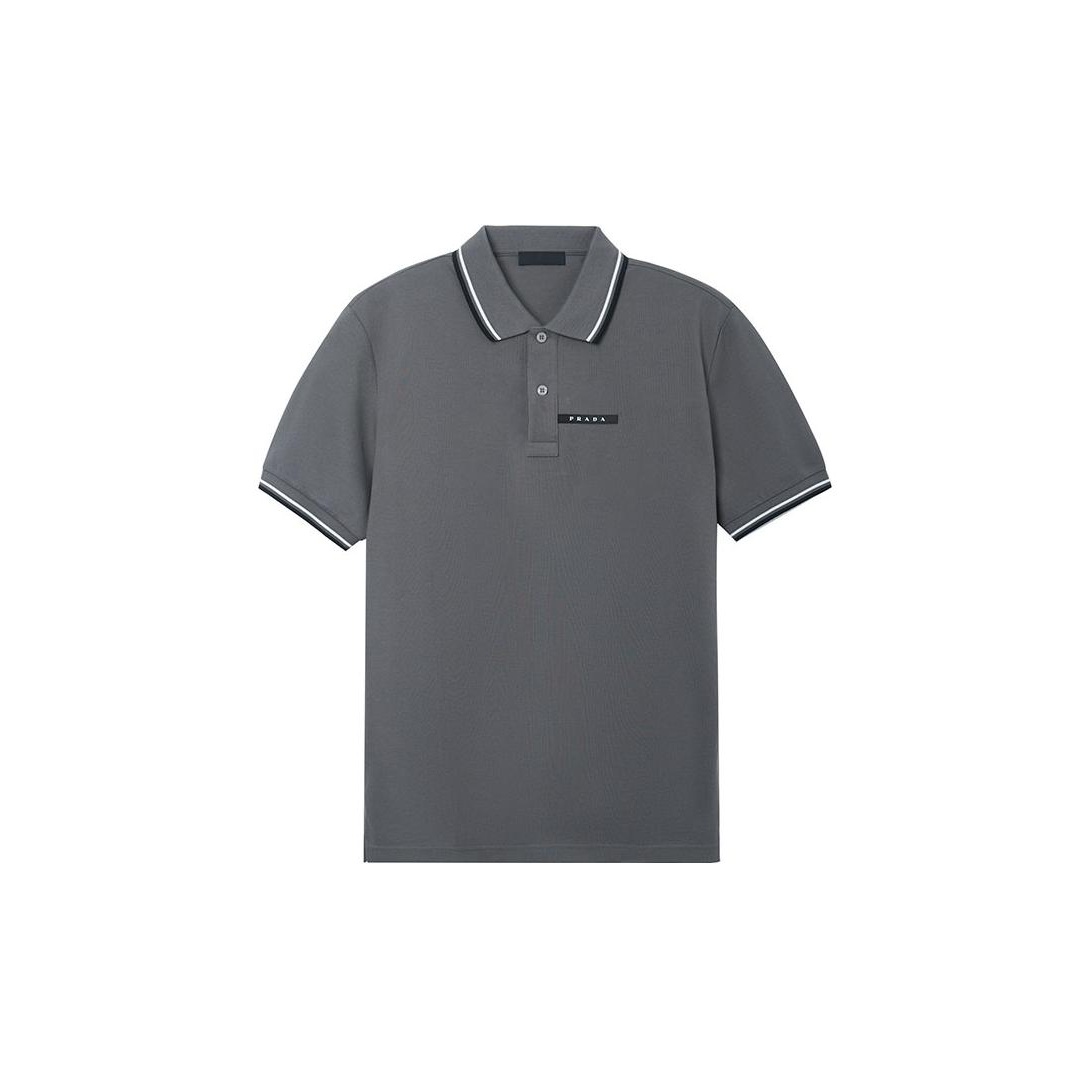 Prada polo grey best sale