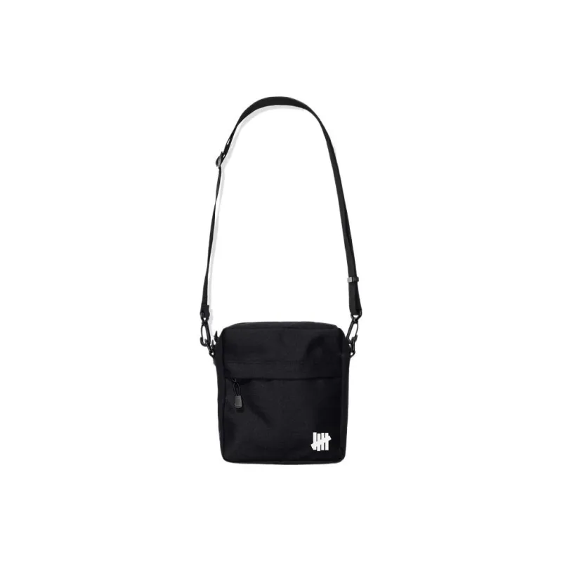 UNDEFEATED PU Coating Messenger Bag Crossbody Bags Regular Unisex Black-0