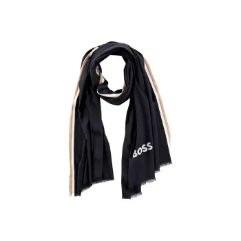 HUGO BOSS Knit Scarves Unisex Black