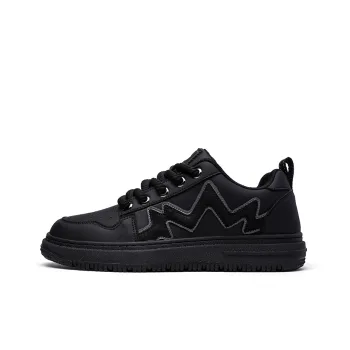 LM Creative Chao 1.0 Lightweight Low-Top Skateboard Shoes Unisex Black Warrior