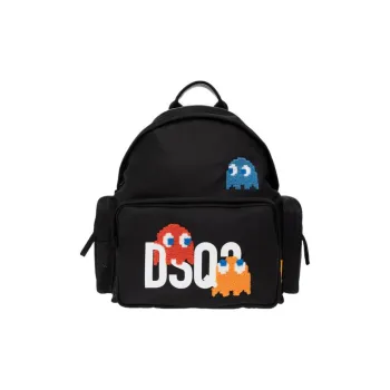 DSQUARED 2 Polyester Backpack Regular Men's Black