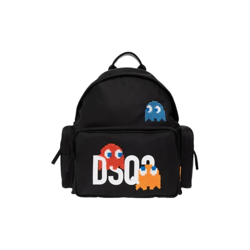 DSQUARED 2 Polyester Backpack Regular Men's Black-0