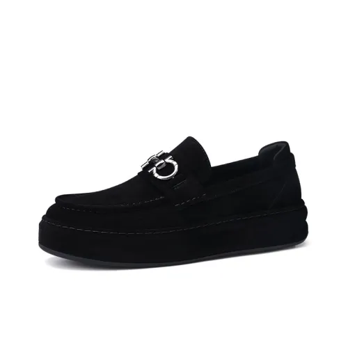 U7 Men's Casual Shoes Men Low-Top Black