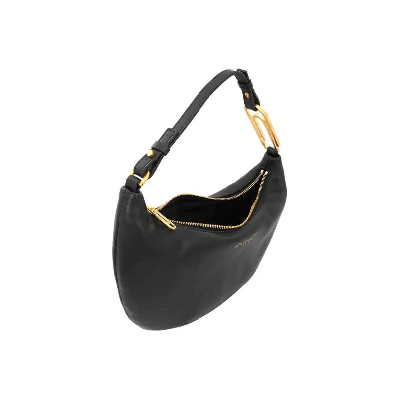 OFF WHITE Paperclip Hobo 28 Shoulder Bag-5