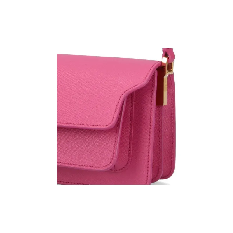 MARNI Trunk E/W Foldover Top Shoulder Bag-4