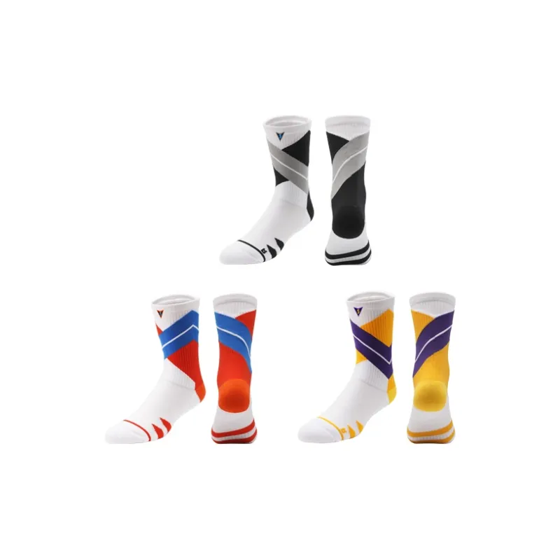 VEIDOORN Knee-High Socks Unisex Dopamine Dressing Color Scheme-8