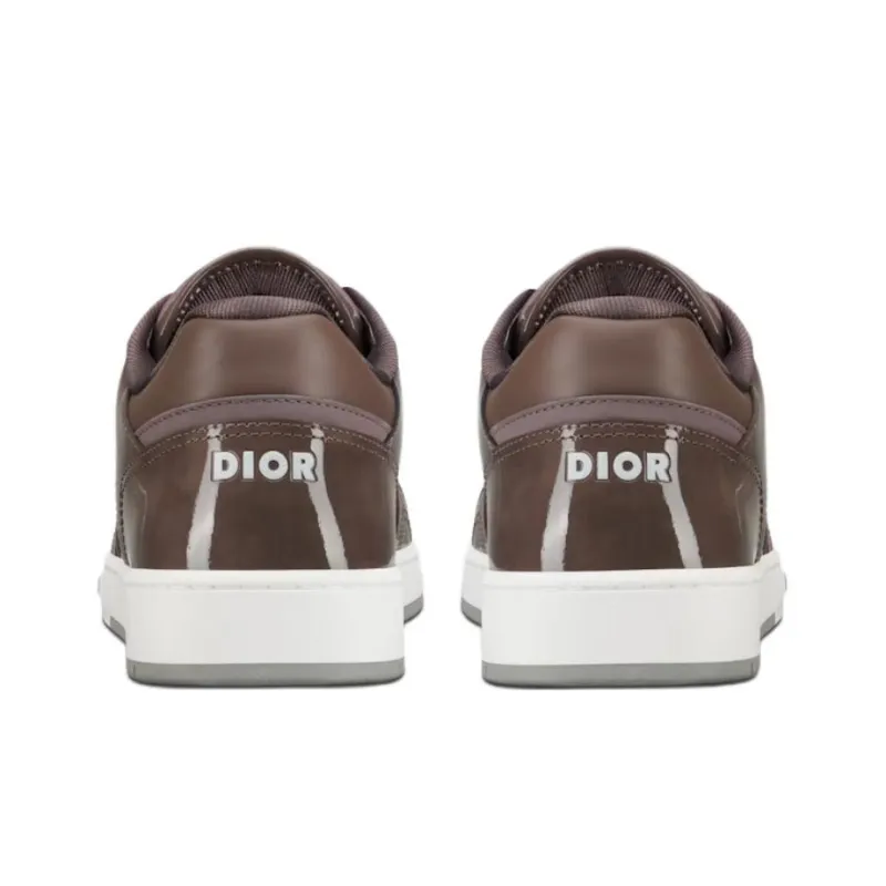 DIOR B27 Low Plum Patent DIOR Oblique Gravity Embossed-4