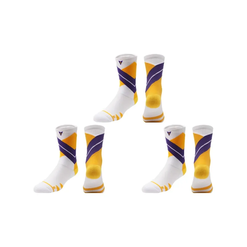 VEIDOORN Knee-High Socks Unisex Dopamine Dressing Color Scheme-3