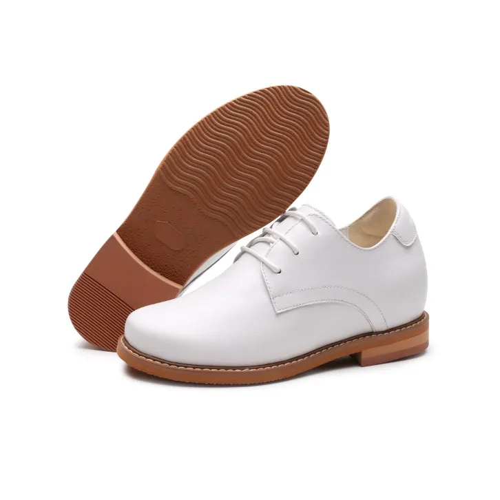 He Jinchang Hermo Collection Casual Single Shoes Women's White-6