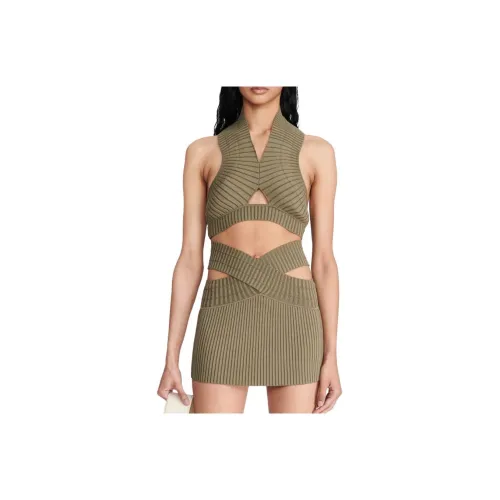 DION LEE Sleeveless Dresses Women's Green