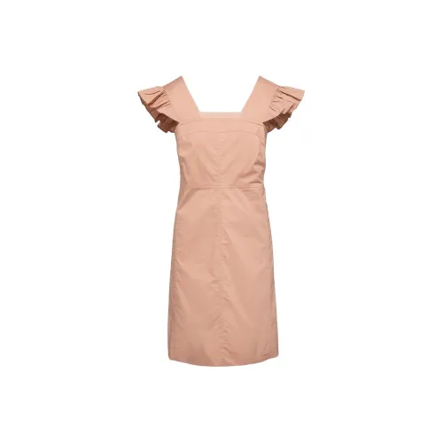 See By Chloe Short-Sleeved Dresses Women's Ash Coral