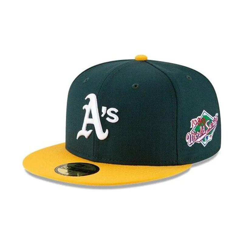 New Era Oakland Athletics Upside Down 59Fifty Fitted Hat-0