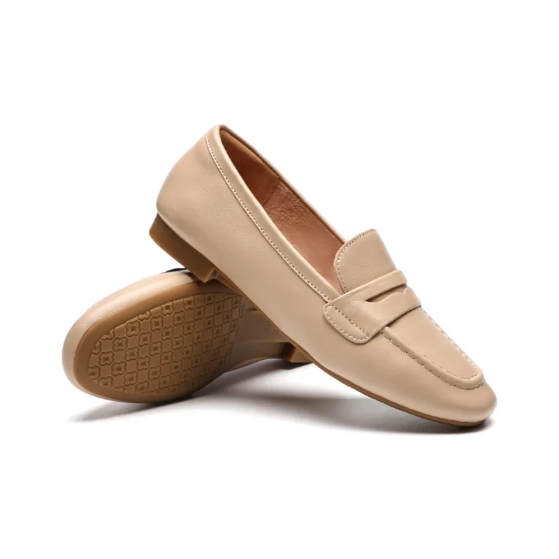 EBLAN Casual Single Shoes Women's Apricot-3