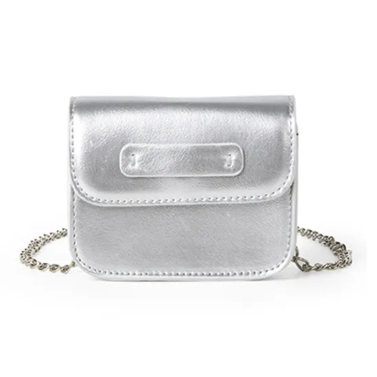 HAWA PU Small Square Bag Tofu Bag Shoulder Bag Mini Women's White/Silver/Rose Red/Green/Black-5