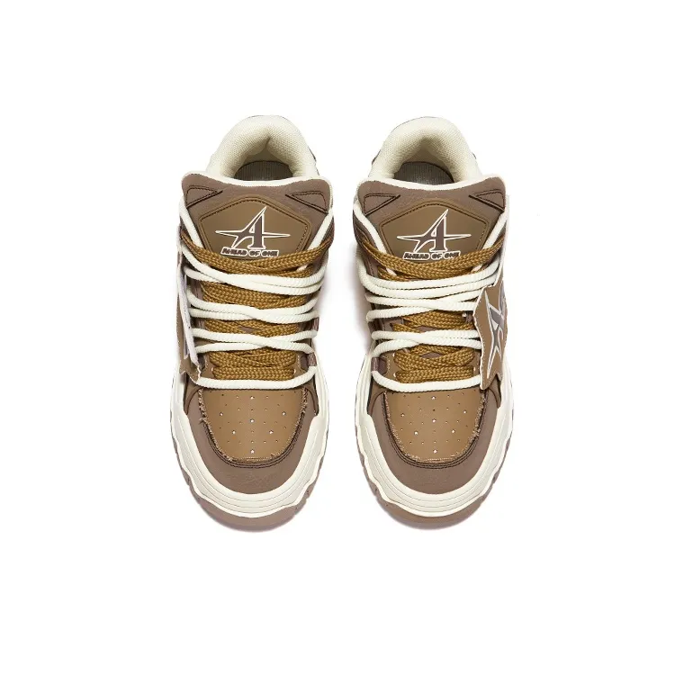 A1 Coverage Wear-Resistant Low-Top Puffy Skateboard Shoes Unisex-21