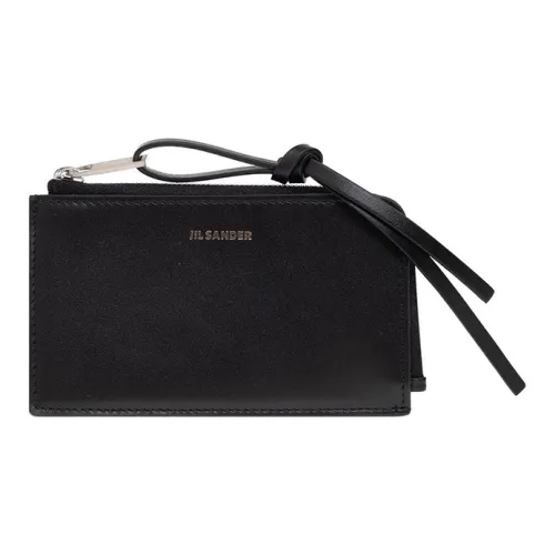 JIL SANDER Logo Embossed Zipped Cardholder