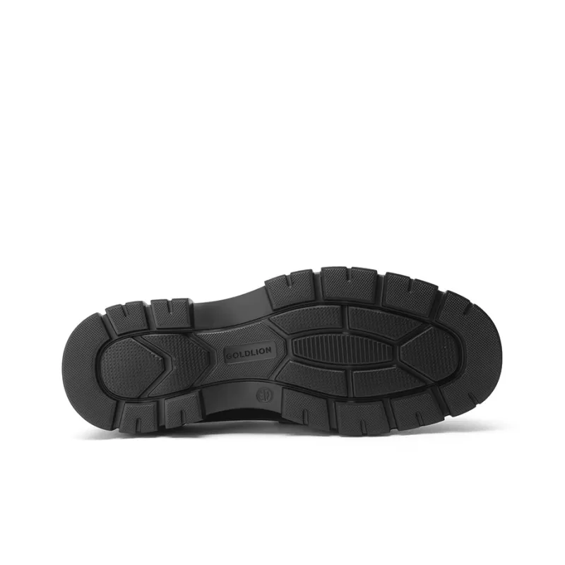 GOLDLION Loafers Men Black-4