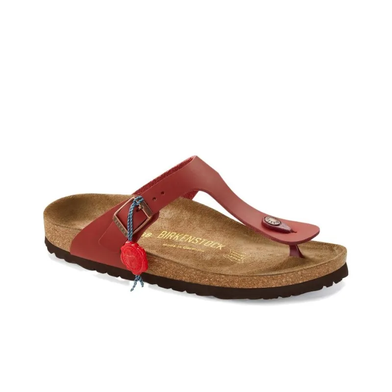 Birkenstock Gizeh Flip Flops Women's Red Regular-1