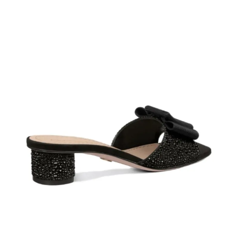 DIOR Idylle Slide Slippers Women's Black-3