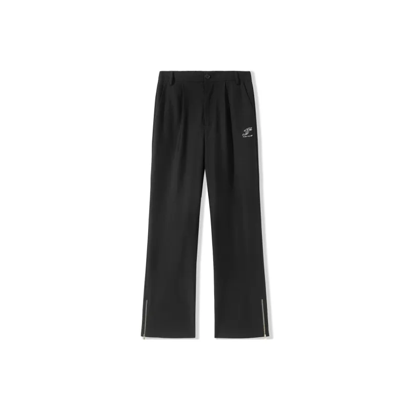 FORHUG Casual Pants Unisex Black-0
