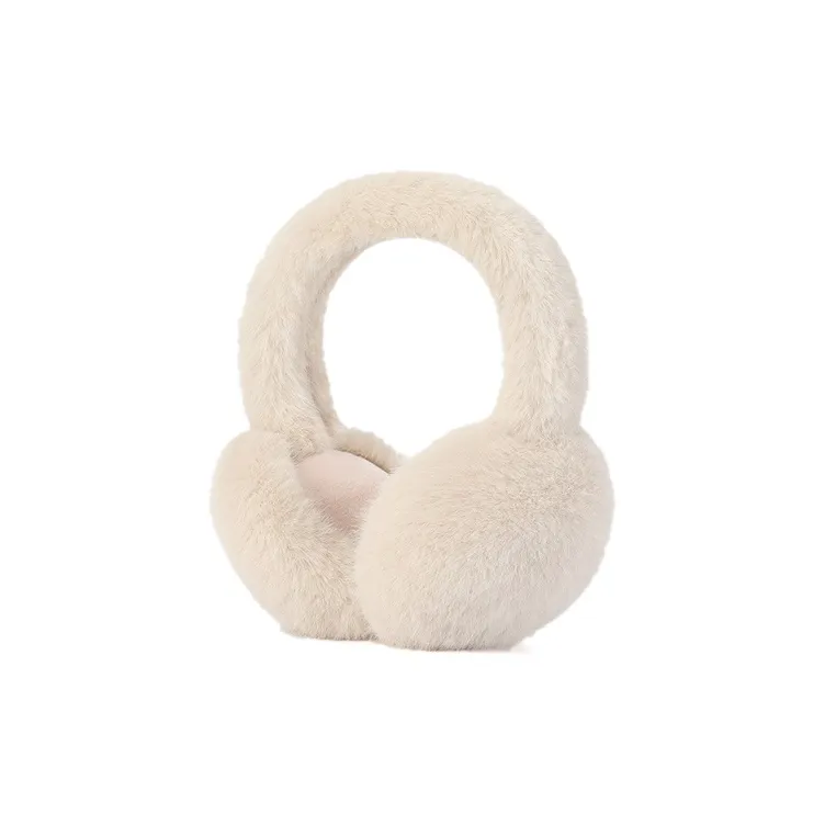 AAJF Faux Small Rabbit Ferret Earmuffs Unisex-2