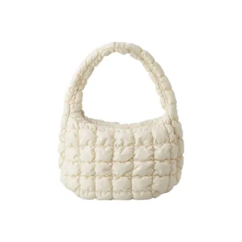 COS Recycled Polyester One Shoulder Handbag Mini Women's Cream