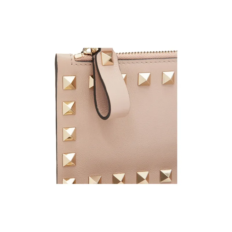 Valentino Garavani Roskstud Zip-Up Coin Purse-3
